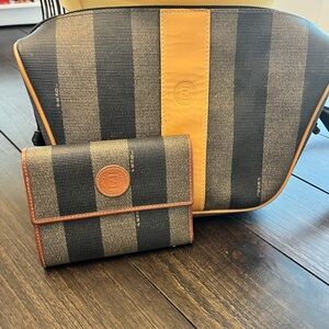 Fendi crossbody and wallet